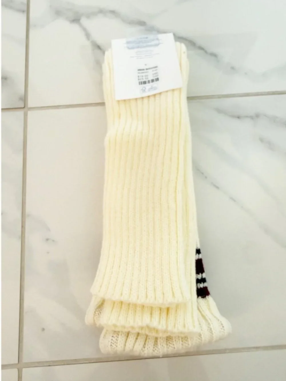 Urban Outfitters Athletic Striped Leg Warmers O/S Streetwear Grunge